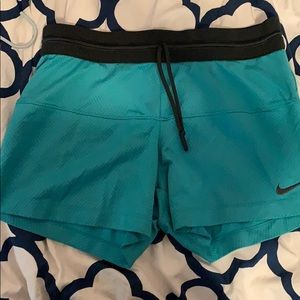 Dri-fit Nike shorts teal size s